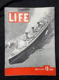 Life Magazine - April 19, 1937 - Queen Mary Ocean Liner ...