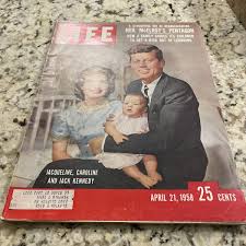 Vintage Life Magazine April 21, 1958 Jaqueline, Caroline and ...