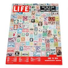 Magazine / revue Life du 28/06/1954 World's rarest Stamps ...