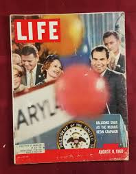 August 8 1960 Life Magazine Richard Nixon on Cover Vintage ...