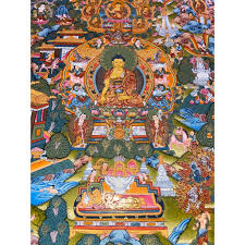 Buddha Life Story Thangka – Art Of Tibet