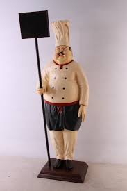 Pizza Chef With Menu Board Life Size Resin Statue Restaurant ...