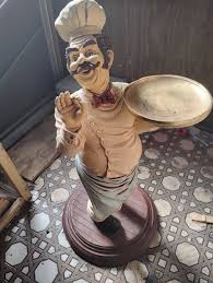 Vintage Italian Pizza Chef Statue