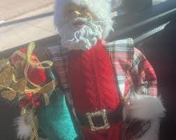 As is New Santa Claus Arms Figure Figurine Doll Table Top ...