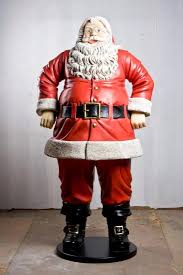 Jolly Santa Claus Christmas Life Size Statue - LM Treasures ...