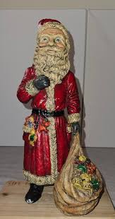Vintage 1977 S.D.I Industries Blow Mold 12in Tabletop Santa ...