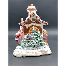 Fitz & Floyd Candy Lane Express Music Box Gingerbread ...