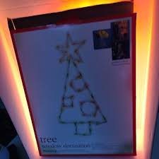 Christmas Window-Wall LIGHTED Christmas Tree Decor Indoor ...