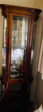 Wooden Lighted Curio Cabinet #1 - Sherwood Auctions