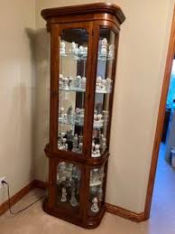 Curio Cabinet and Precious Moments Collection for Sale in Oswego, IL - OfferUp
