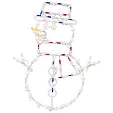 Northlight Lighted Snowman Window Silhouette Christmas ...