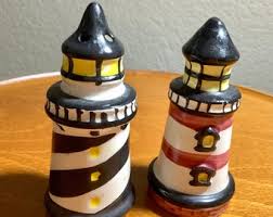 Lighthouses Salt & Pepper Shakers | 3.25” Tall | Great ...