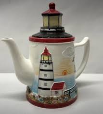 Lighthouse Ceramic Teapot | eBay