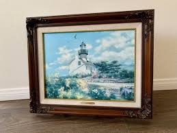 Vintage Poin Loma Lighthouse By Marty Bell Painting 17/21 ...