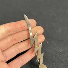 Vintage 925 Silver TM-1115 Mexico Lighting Bolt Brooch Pin ...