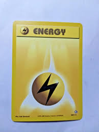 Lightning Energy - 109/111 Neo Genesis Pokemon Card ...