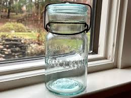 Late 1800's Putnam Trademark Lightning Wire Top Pint Jar W ...