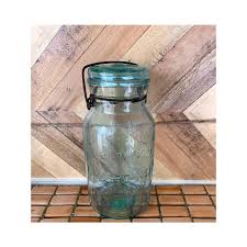 Lightening Mason jar antique vintage bail glass lid canning ...