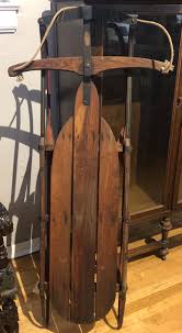 Lot - Flexible Flyer "Airline Chief" vintage wooden sled.