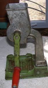 Antique LIGHTENING Ice Cube Breaker w Vaseline Glass | #151637583