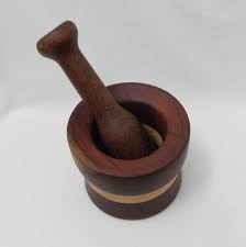 Handmade Wooden Mortar and Pestle Finished With Beeswax ...