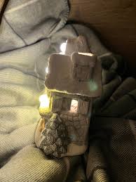 Vintage Christmas Shiny Snowy Light up Battery Operated ...