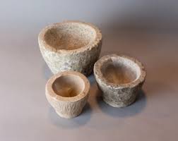 Vintage Stone Mortar | Old Stone Mortar | Grey Stone Mortar ...