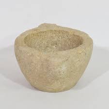 18th-19th Century, French Limestone Mortar For Sale at 1stDibs