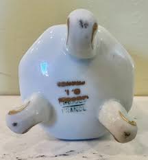 Limoges Octagonal Cigarette Toothpick holder 2 1/2" Gold ...