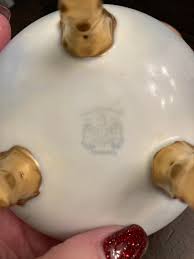 Beautiful Hand Painted Porcelain Vanity Set. Forget Me Not ...