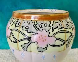 Antique Nippon Footed Vase - Hand Painted - Etsy Canada