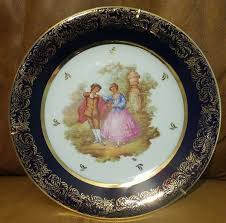 Limoges Veritable Porcelaine D'Art Or Garanti Gilded Cobalt ...