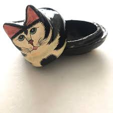 Pepper" Kitty Trinket Box – Little Canvas