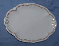 Vintage H & Co Selb Bavaria Germany Small Serving Platter Pink & Green Floral | eBay