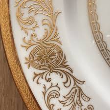 Aynsley England John Imperial Gold 194 Dinner Plate 10.5 ...