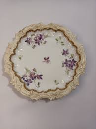 Rare French Porcelain T & V France Souvenir Plate T.V. ...