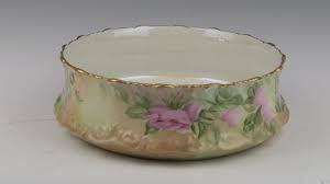 Sold at Auction: 19th CENTURY T&V LIMOGES FLORAL ROUND ...
