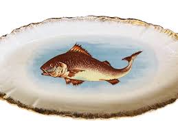 Rare Antique Turin Ford China Co. Ford City PA Fish Platter ...