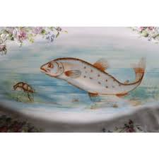 Vintage Limoges Fish Platter | Chairish