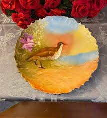 Vintage Limoges Game Bird Plate: B&H French Decor - Etsy