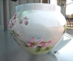 Antique Limoges Jardiniere Hand Painted Vase, Tressemann and ...