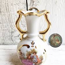 Vintage Lamoge Small Porcelain Vase, Lamoge, Vintage Lamoge, Vintage Vase, Lamoge Small Vase, Gold Trim Vase, French - Etsy India