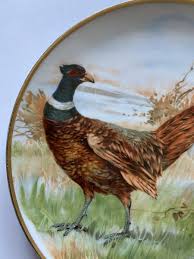 Gold Rim SCHUMANN BAVARIA PHEASANT Wilde Game Wall Hanging ...