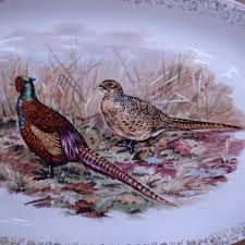 Vintage Serving Dish Genuine Porcelain PL Mehun "game" - Etsy