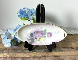 Porcelain Celery Relish Dish Rudolstadt Germany Vintage ...