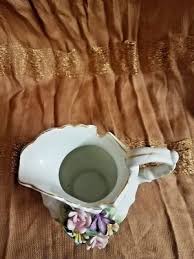 Vintage Collectible Lefton Pitcher & DripDish w/Porcelain ...