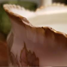 Art Nouveau Antique Crescent China Biscuit Jar by George ...