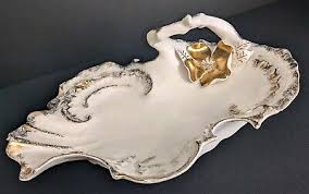 MCM Florence Ceramics Large Trinket Dish Seashell Ocean ...