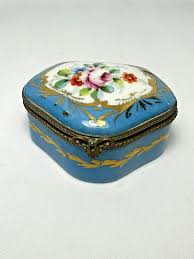 Limoges Peint Main Hand Painted Small Case | eBay