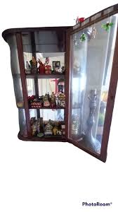 Wall Cabenet Curved Glass